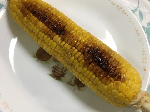 生とうもろこしで☆バター醤油の焼きとうもろこし☆